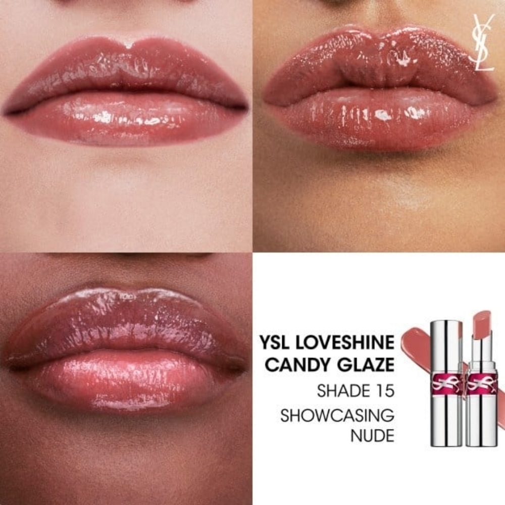 BNIB YSL Yves Saint Laurent Rouge Volupté Candy Glaze Lipstick 15 Unused Unopene - Picture 3 of 8